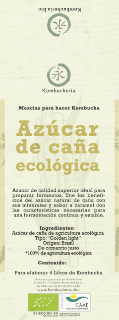 Azúcar de caña ecológica, 240gr