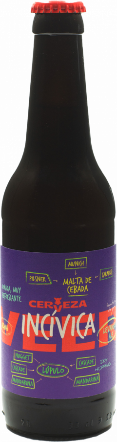 Cerveza Veer Incívica  eco sin gluten