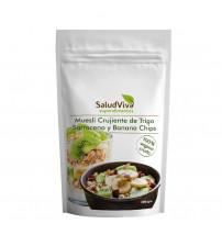 Muesli Crujiente De Trigo Sarraceno Y Banana Chips 300grs