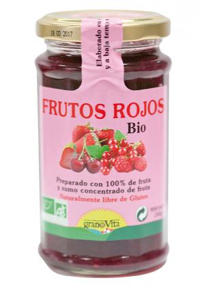 Mermelada De Frutos Rojos 240 Granovita Bio