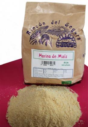 Harina De Maiz Sin Gluten 800 gr  Rincon Del Segura Bio