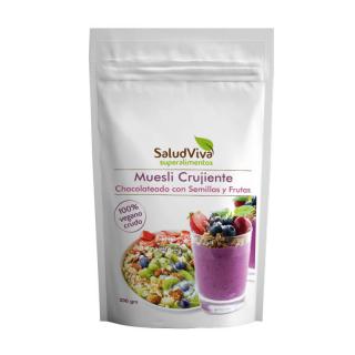 Muesli Crujiente Chocolateado Con Semillas Y Frutas 300 Gr
